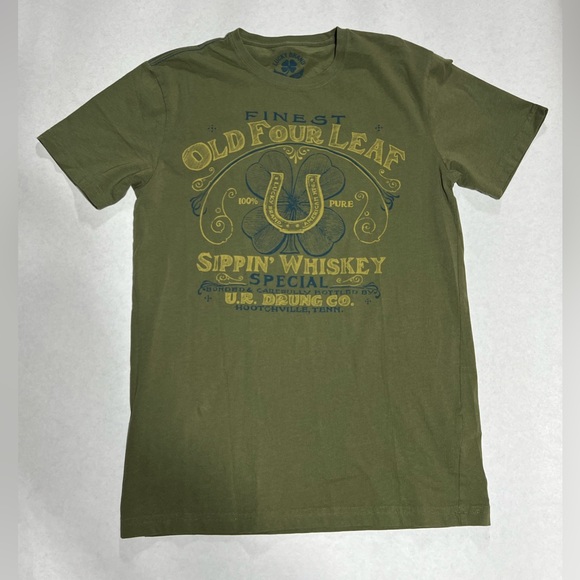 Lucky Brand Other - Lucky Brand old four leaf whiskey Tshirt size Small